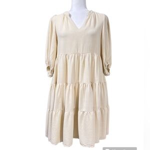Petal + Pup Tiered V-neck Dress